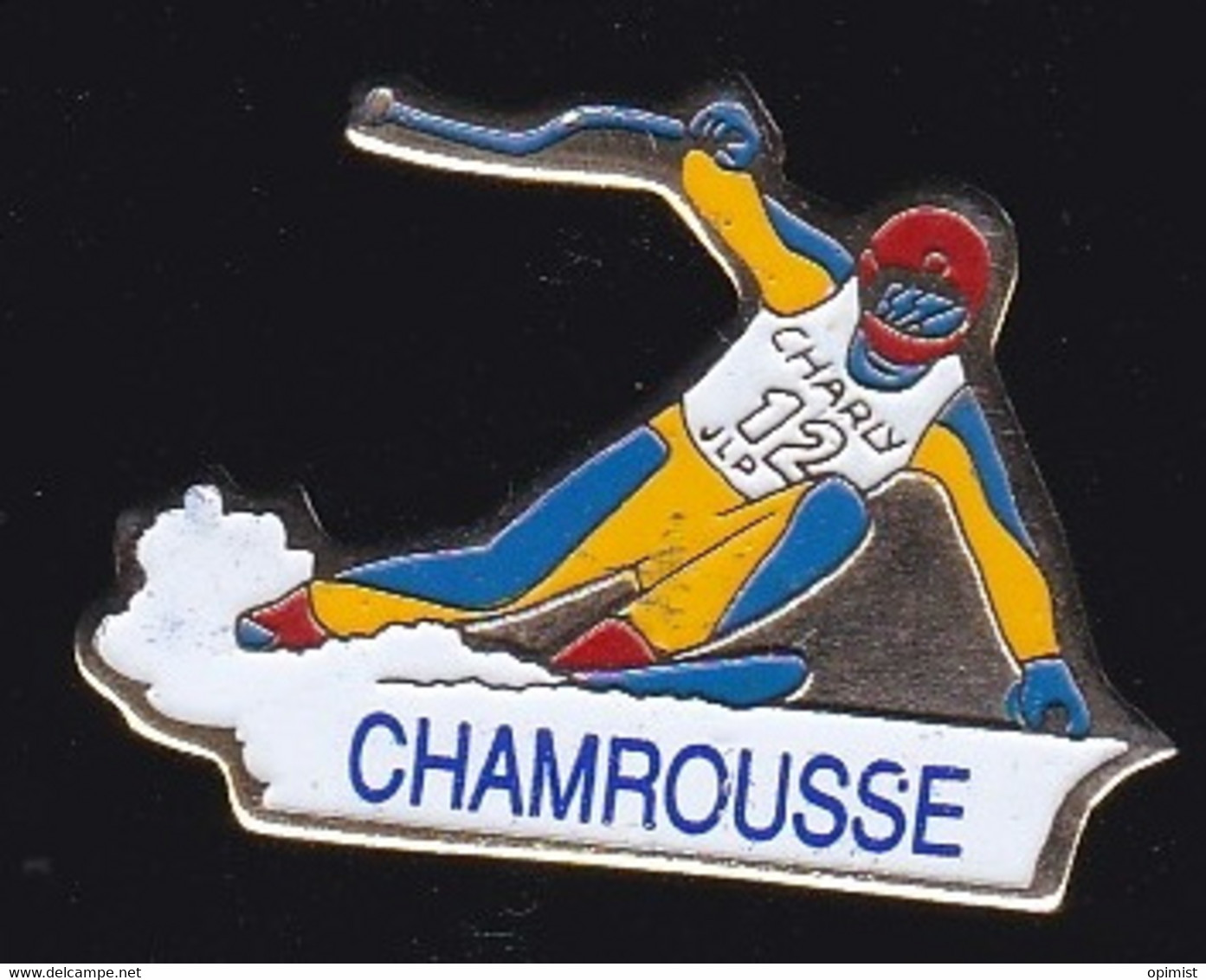70930- Pin's.station De Ski Chamrousse Se Situe à La Pointe Du Massif De Belledonne, - Sports D'hiver