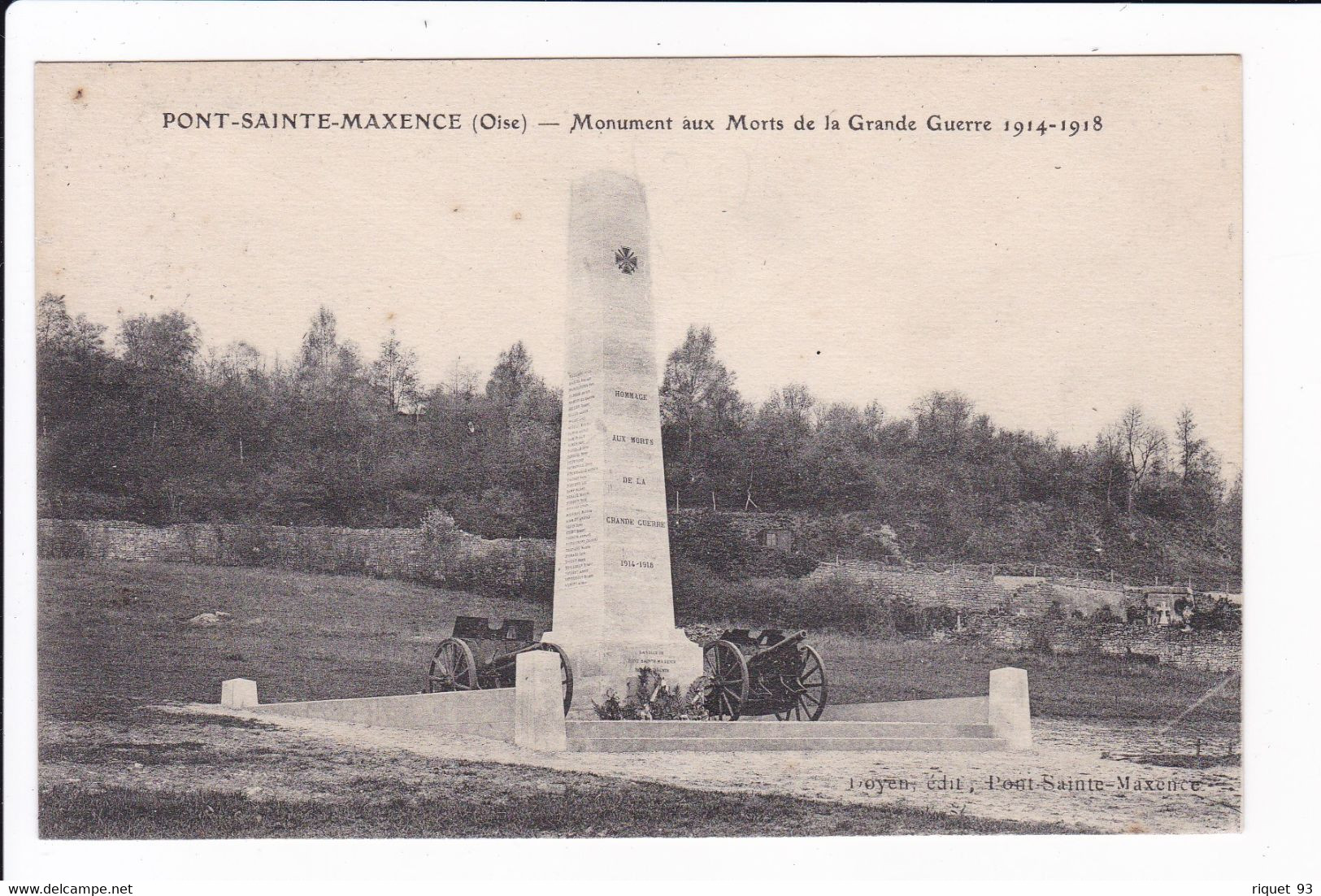 PONT-SAINTE-MAXENCE- Monument Aux Morts De La Grande Guerre 1914-1918 - Pont Sainte Maxence