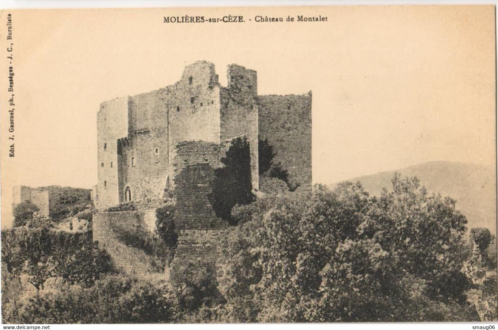 30 - MOLIÈRES-SUR-CÈZE - CHÂTEAU DE MONTALET - Autres & Non Classés