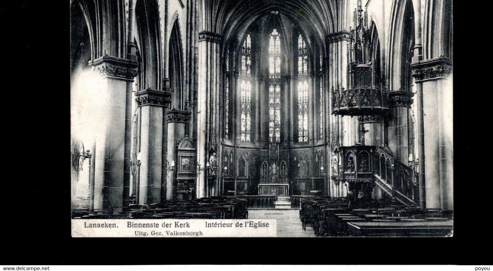 1337-LANAEKEN -binnenste Der Kerk Interieur Eglise- -->stockheim 1913 - Lanaken