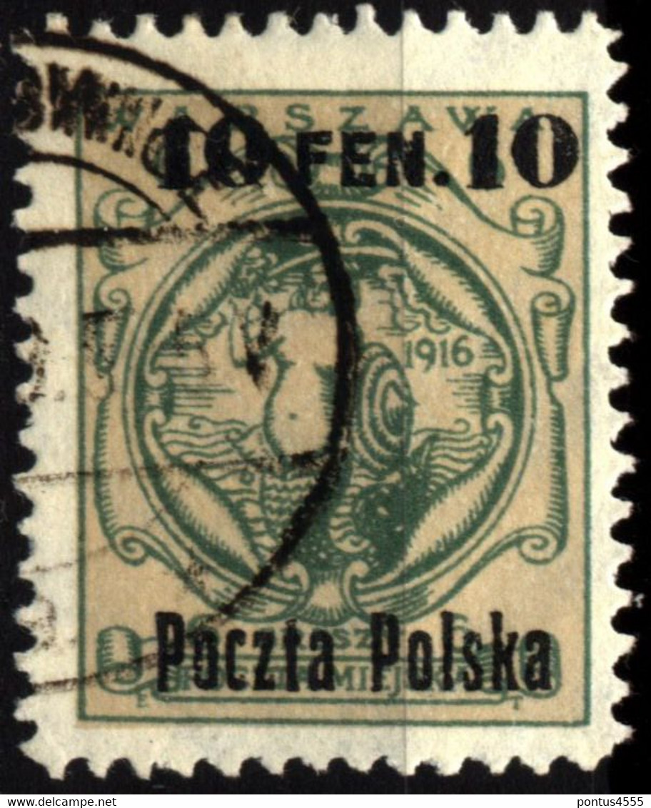 Poland 1918 Fi 3 Monument Series - Used Stamps