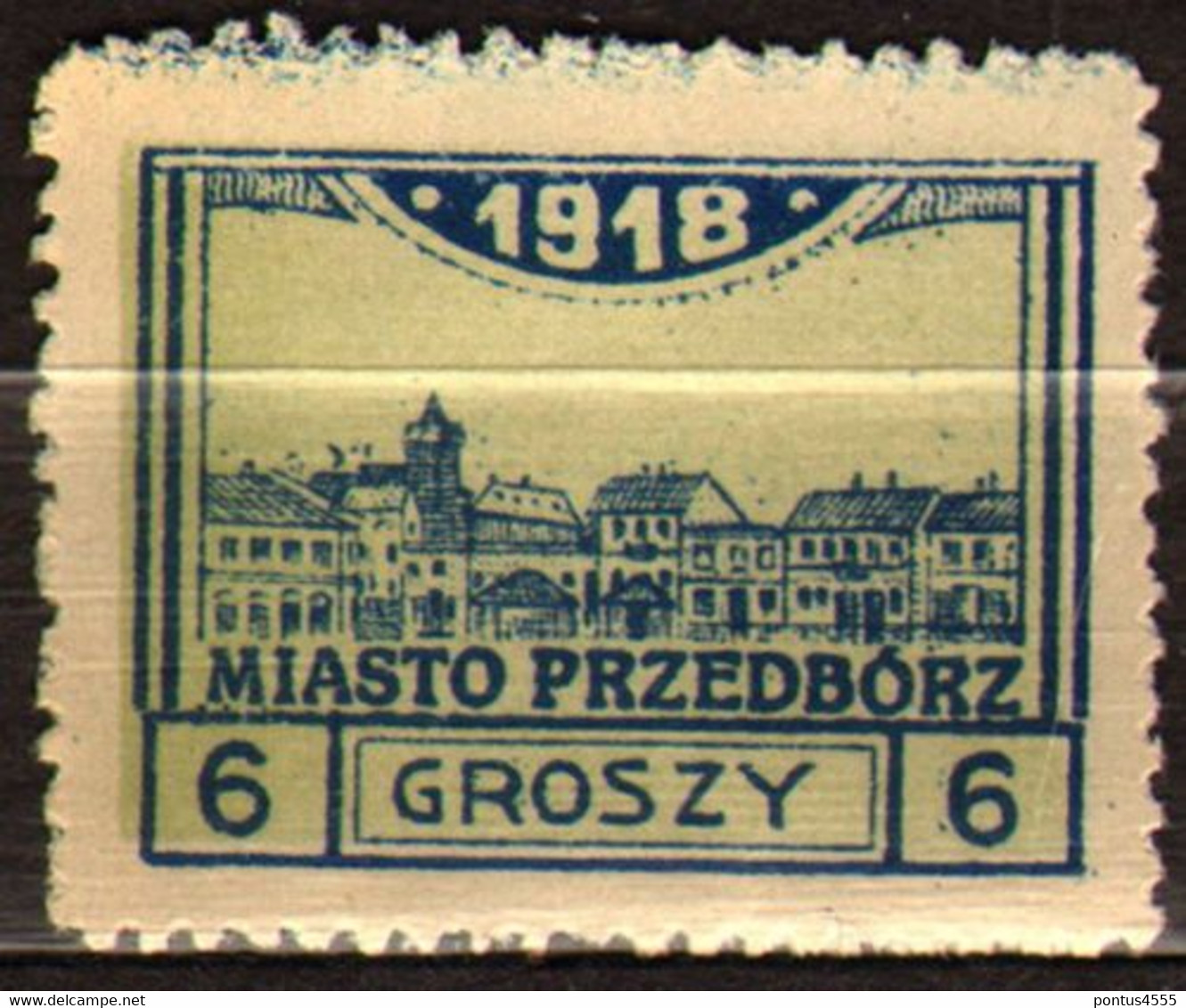 Poland 1918 Przedbórz - Fi 5B - Usados