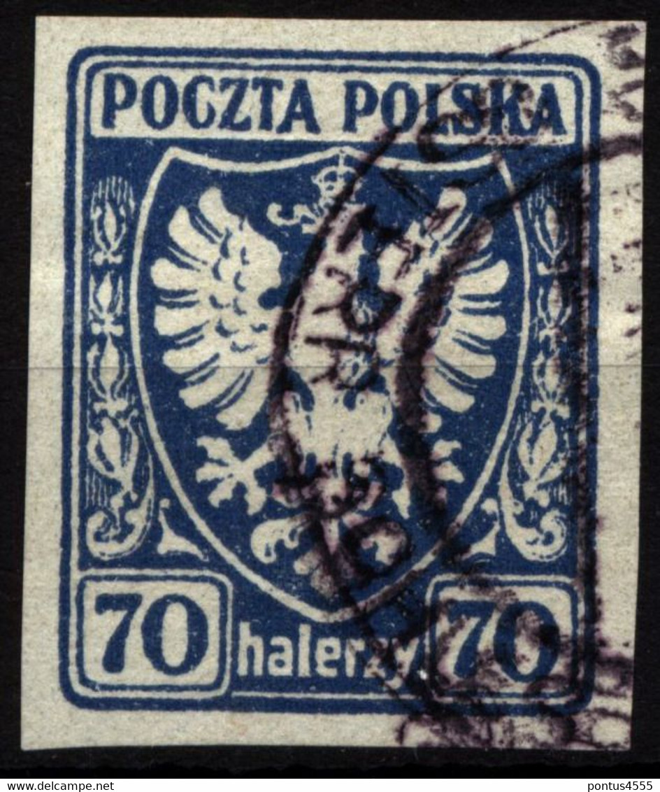 Poland 1919 Fi 64 The Polish Eagle On Heraldic Shield - Usados