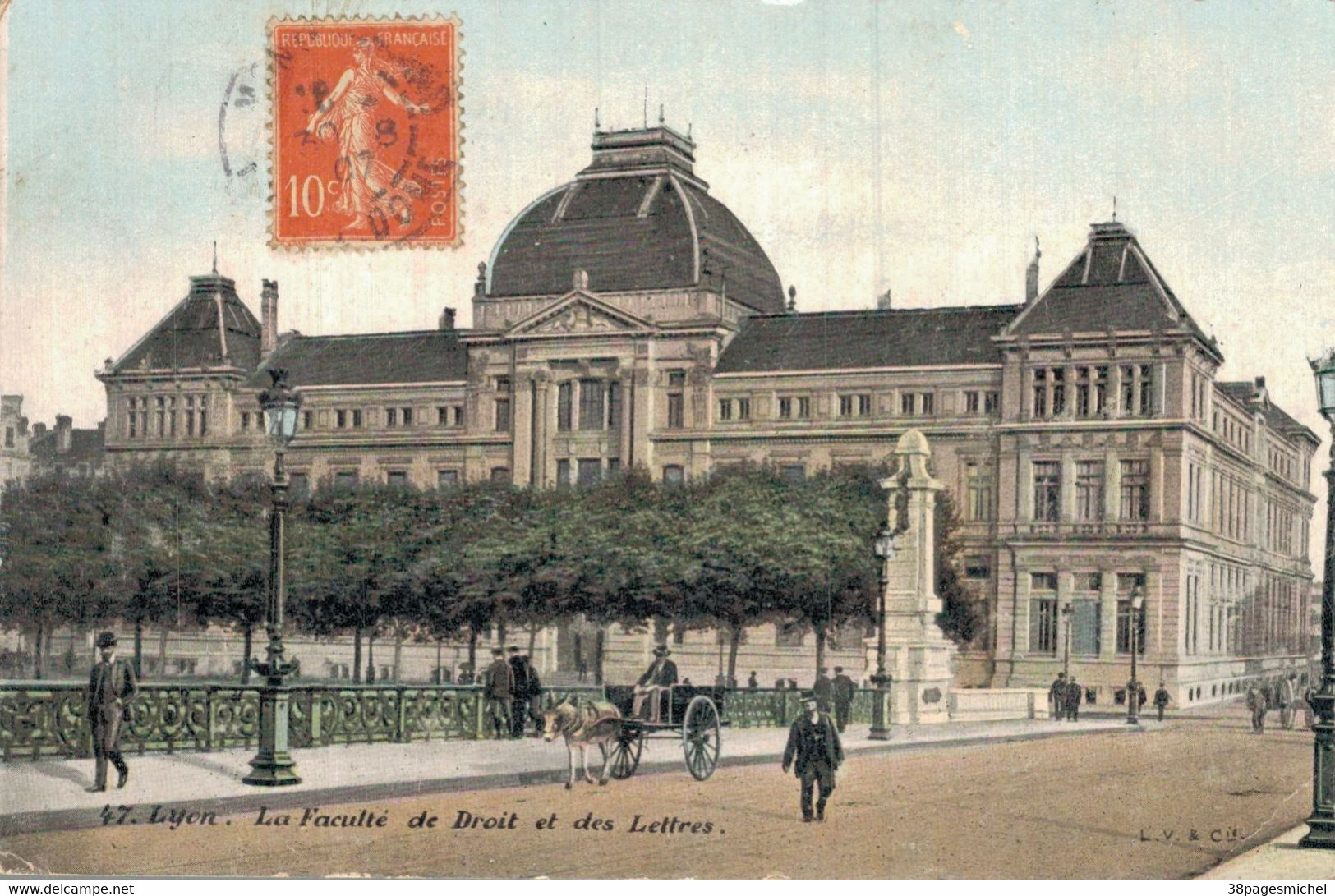 H2205 - LYON - La Faculté De Droit Et Des Lettres - Lyon 8