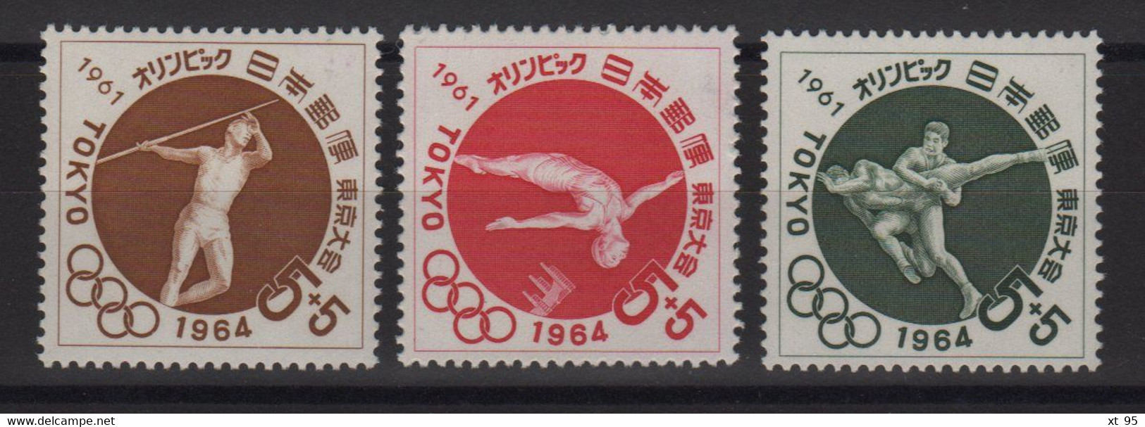 Japon - N°689 à 691 - Sports - Jeux Olympiques Tokyo - Cote 12€ - ** Neufs Sans Charniere - Ongebruikt