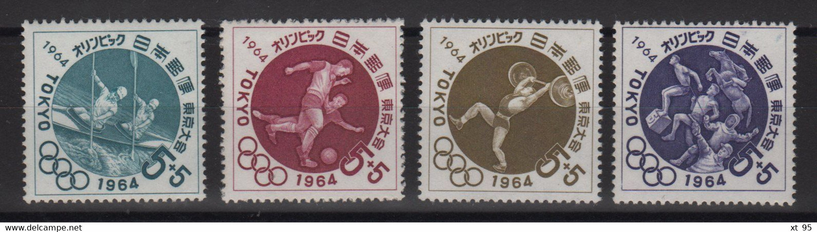 Japon - N°778 à 781 - Sports - Jeux Olympiques Tokyo - Cote 4€ - ** Neufs Sans Charniere - Unused Stamps