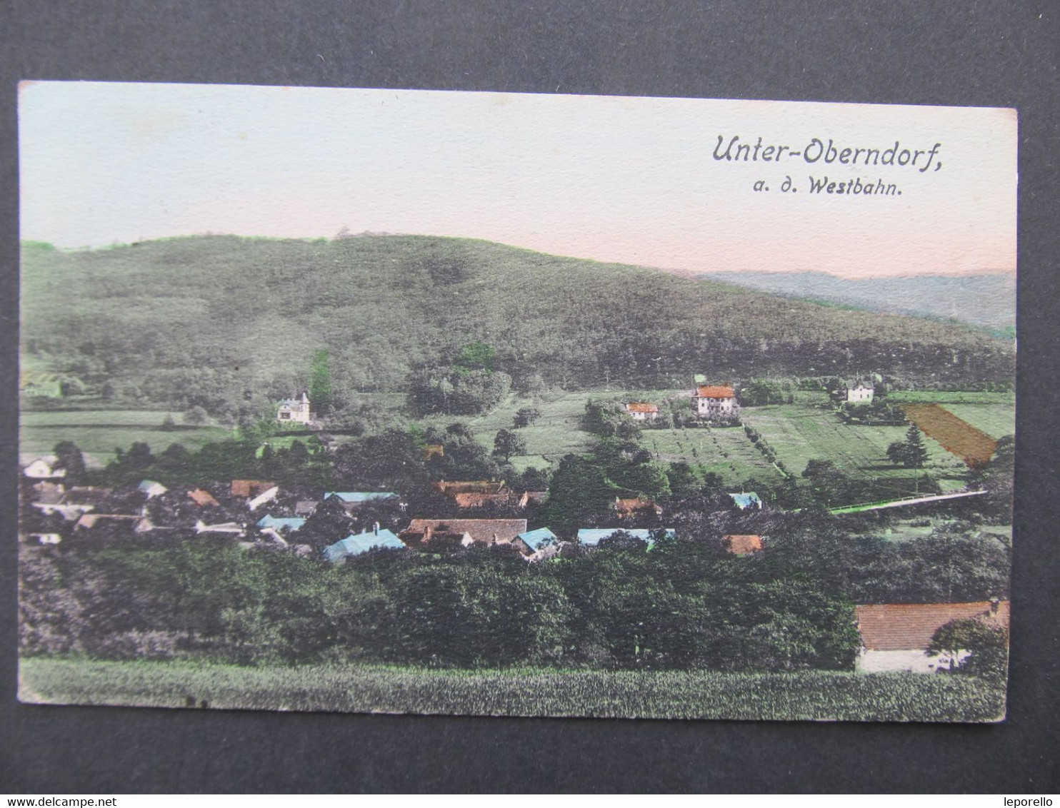 AK Unter Oberndorf Kreuttal B. Mistelbach 1919 ///   D*49444 - Mistelbach