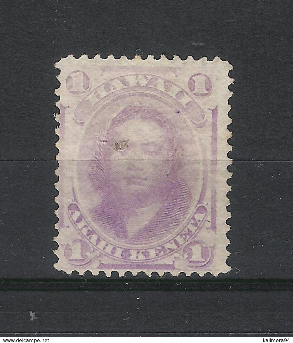 HAWAÏ  /  Y. & T.  N° 22  /  1 Cent Violet-rose - Hawaii