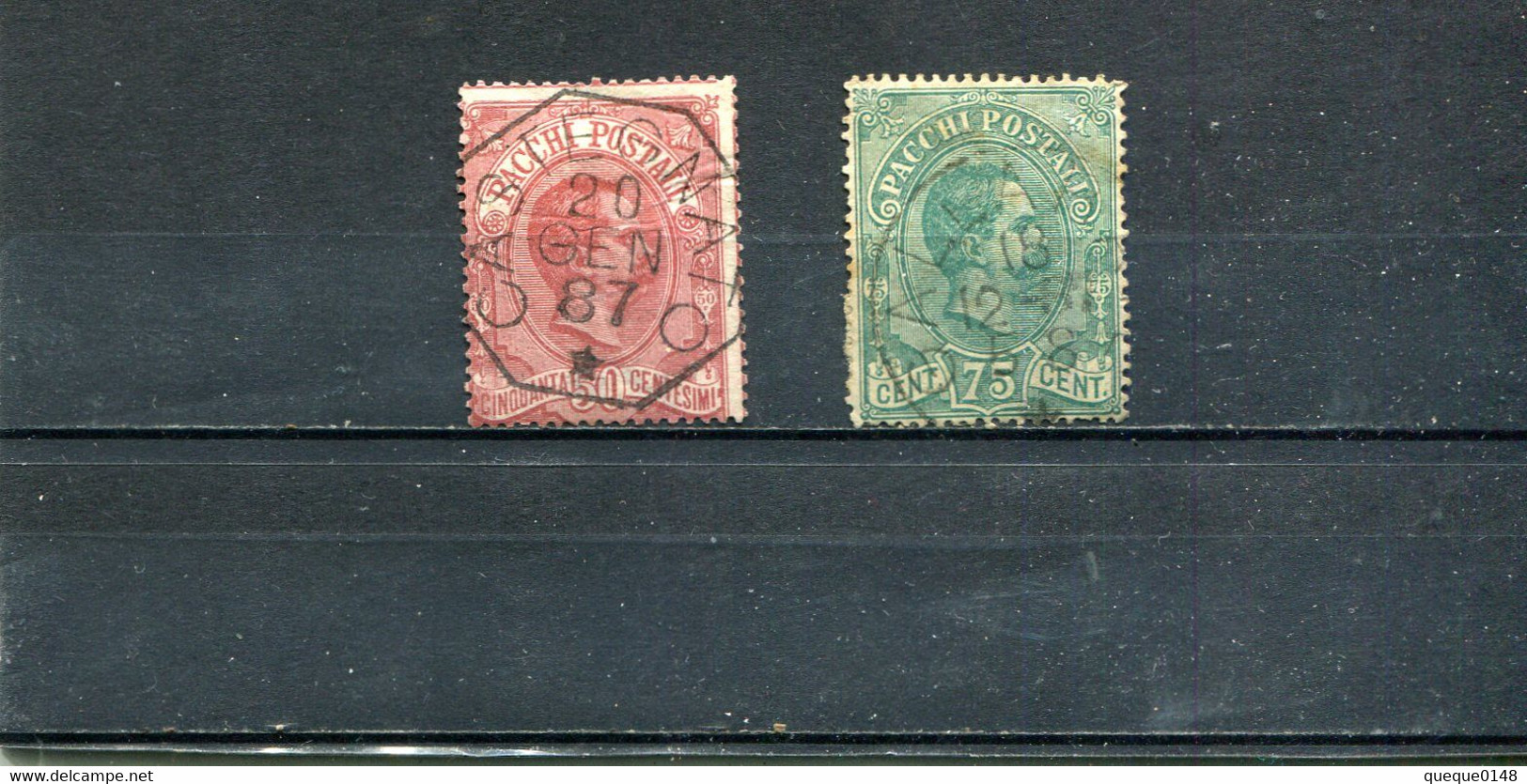 Italie 1884-86 Yt 1-2 - Postal Parcels