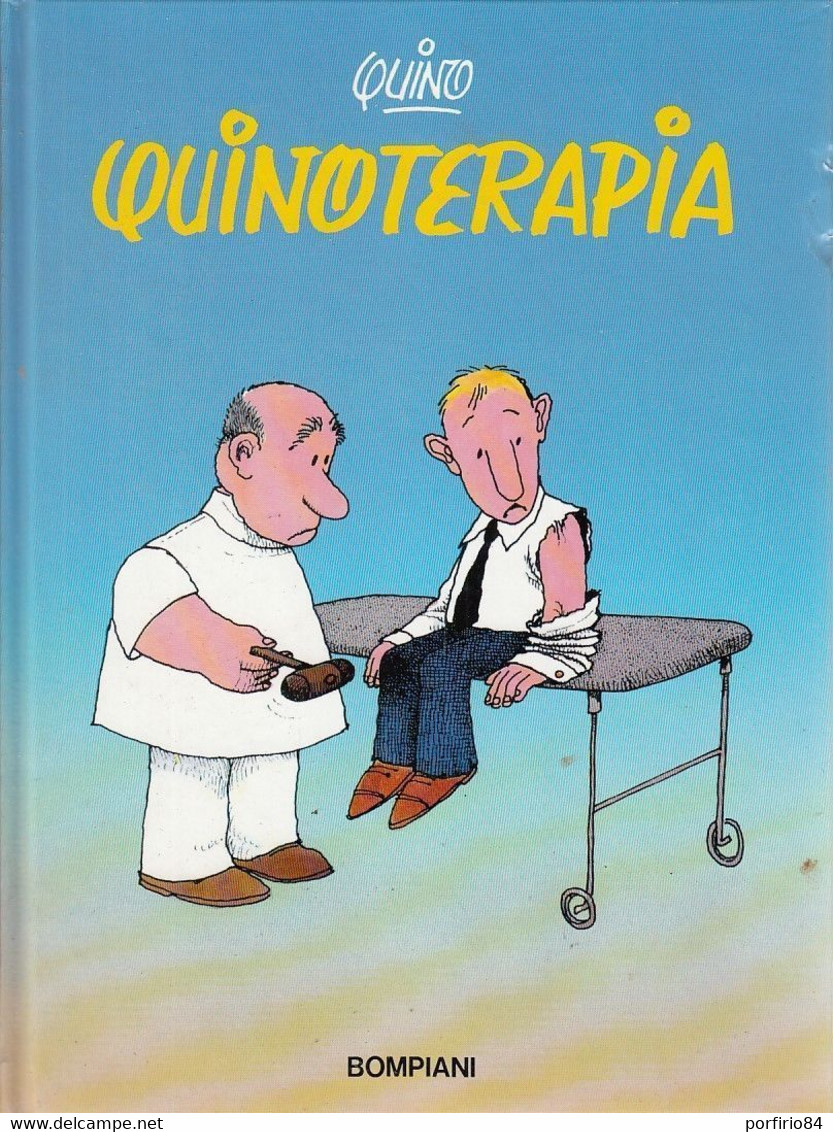 QUINOTERAPIA - QUINO - BOMPIANI - 1a EDIZIONE 1988 - Umoristici