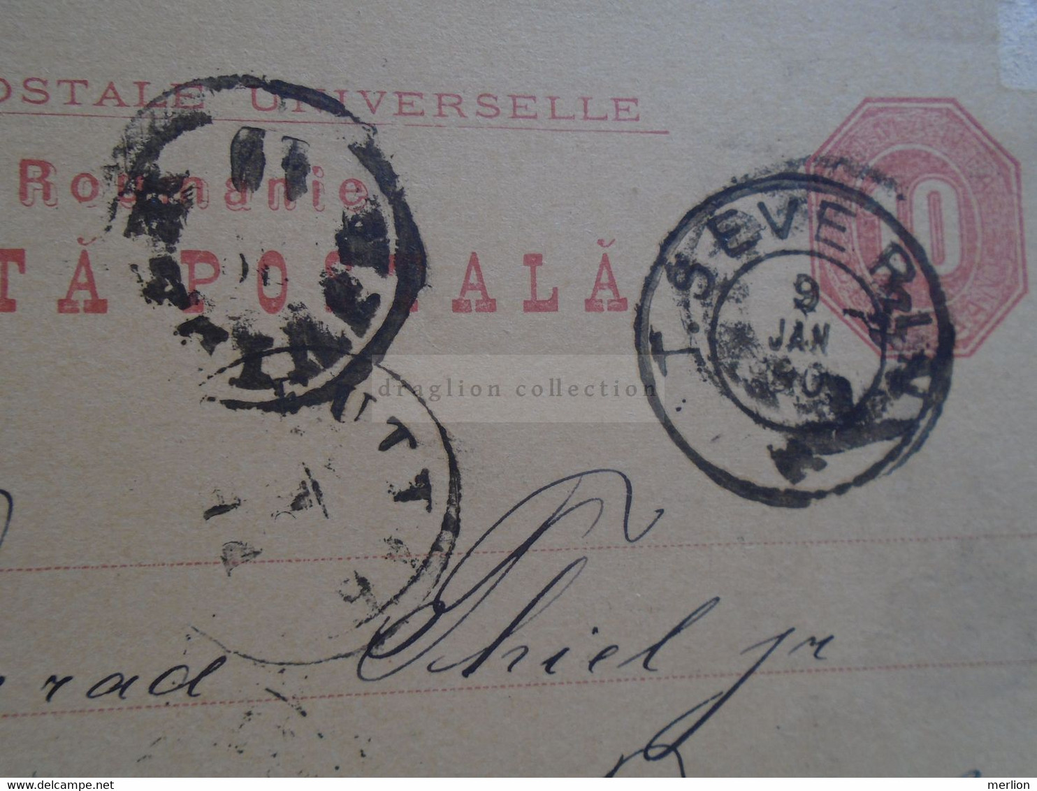 ZA367.10  Romania -Carta Postala-1890 - T.-Severin -sent To  Conrad Thiel -Futtak -Bácska Hungary - Other & Unclassified