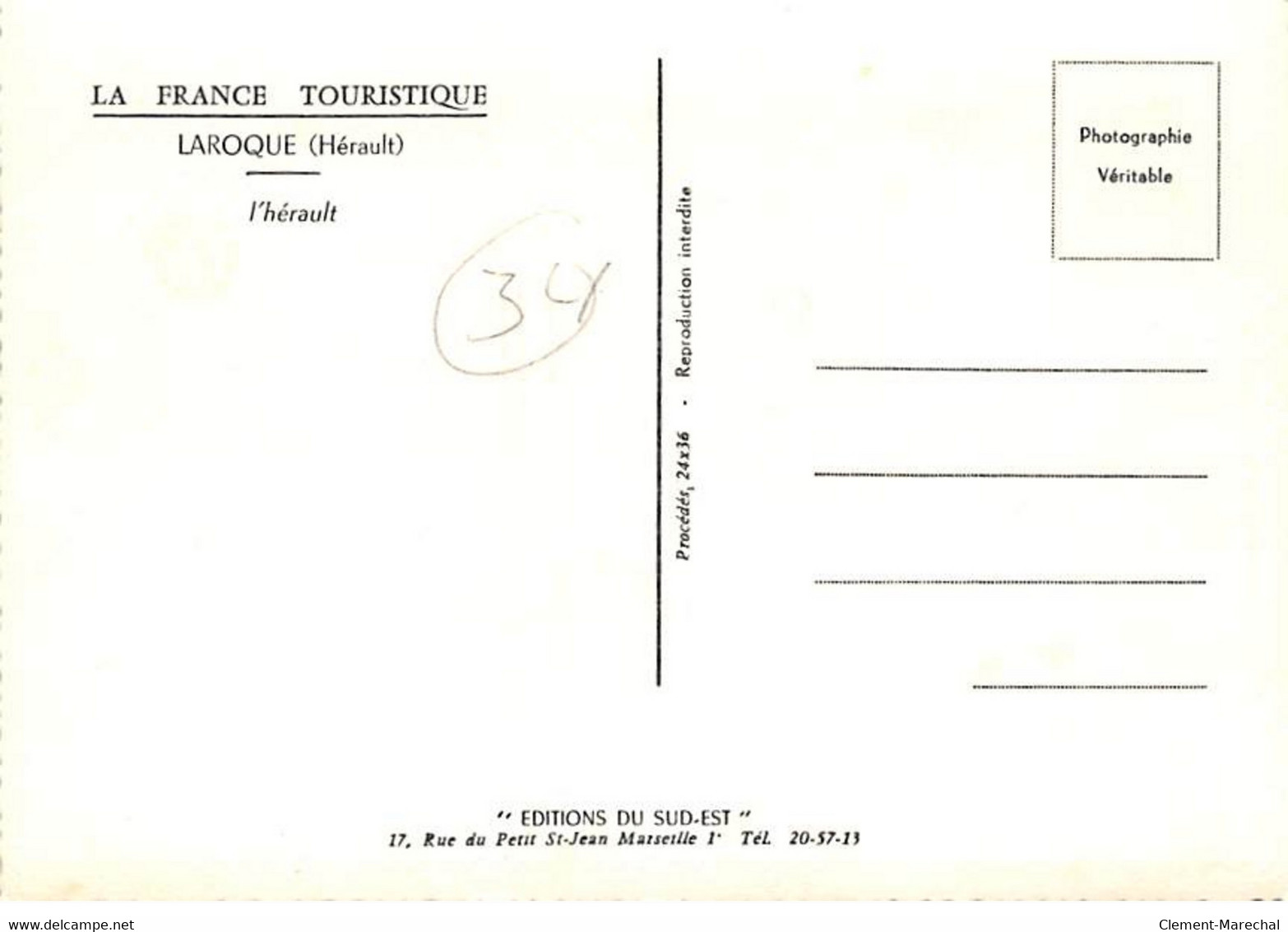 LAROQUE - L'Hérault - Très Bon état - Altri & Non Classificati