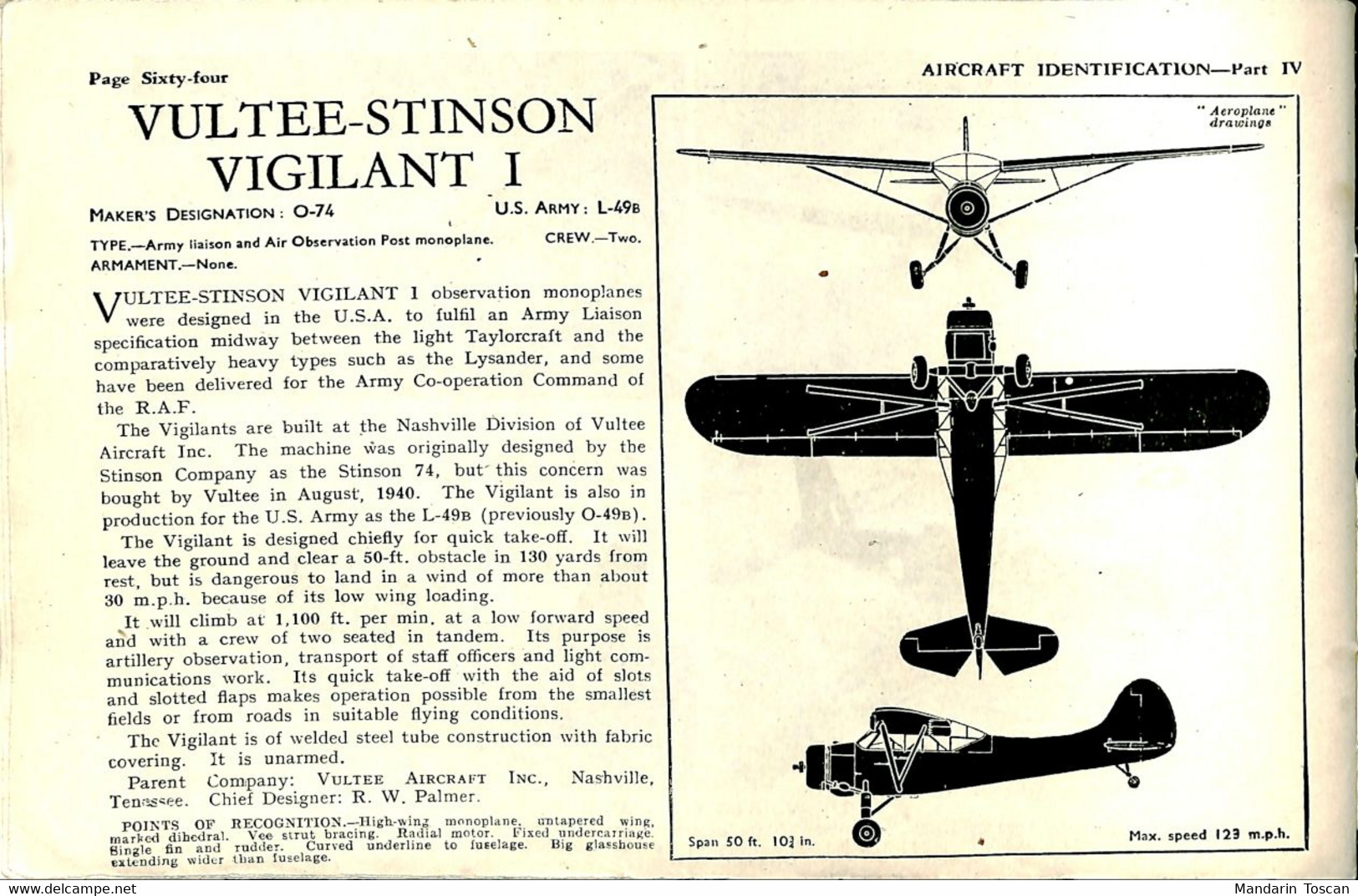 American Monoplanes with the RAF - Aircraft identification (Part IV)