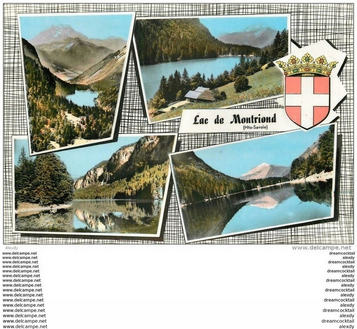 Photo Cpsm Cpm 74 MONTRIOND. Le Lac 1967. Pour Saint-Jean-du-Var - Altri & Non Classificati