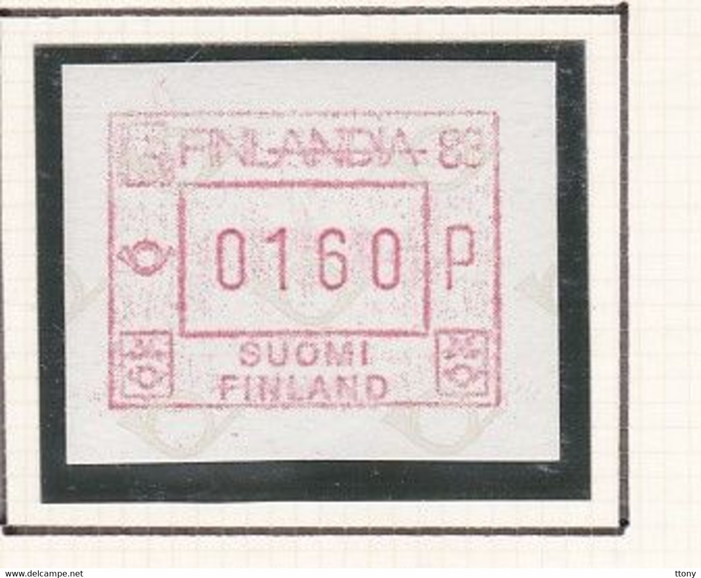 Finlande Finlandia  88  Suomi     Vignette Machine Distributeur - Storia Postale
