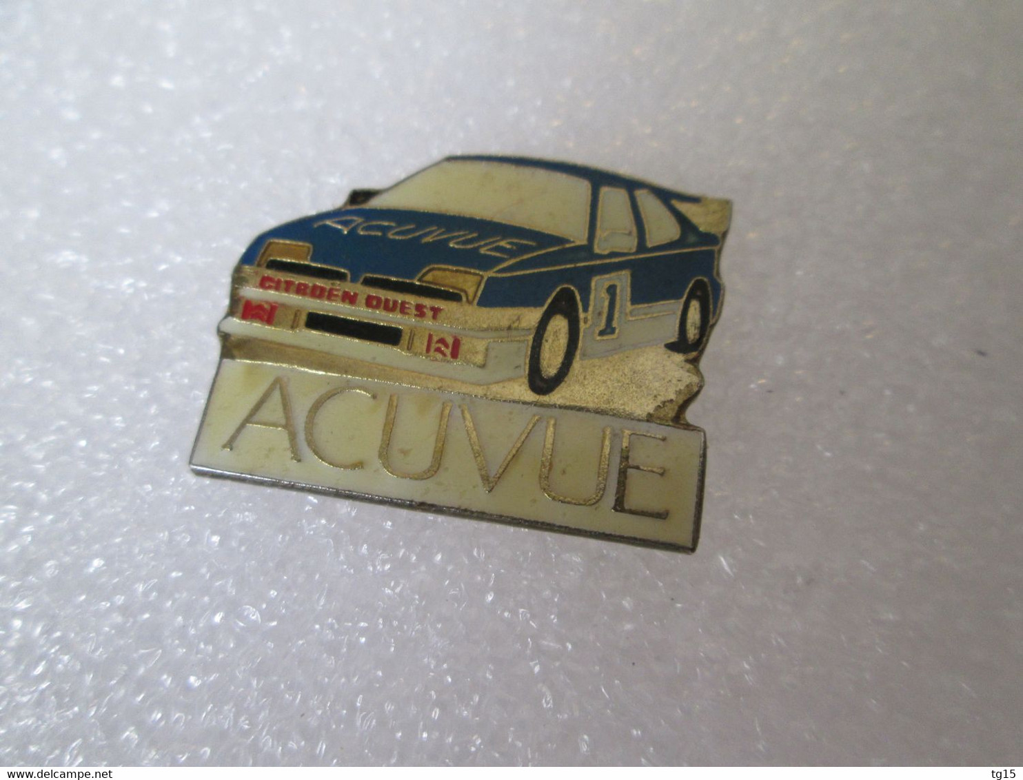 PIN'S    CITROEN  BX   ACUVUE   RALLYCROSS  JEAN LUC PAILLER   CITROEN OUEST - Citroën