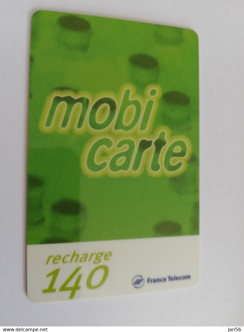 FRANCE/FRANKRIJK  MOBI CARTE   RECHARGE 140  PREPAID  USED    ** 5583** - Nachladekarten (Handy/SIM)