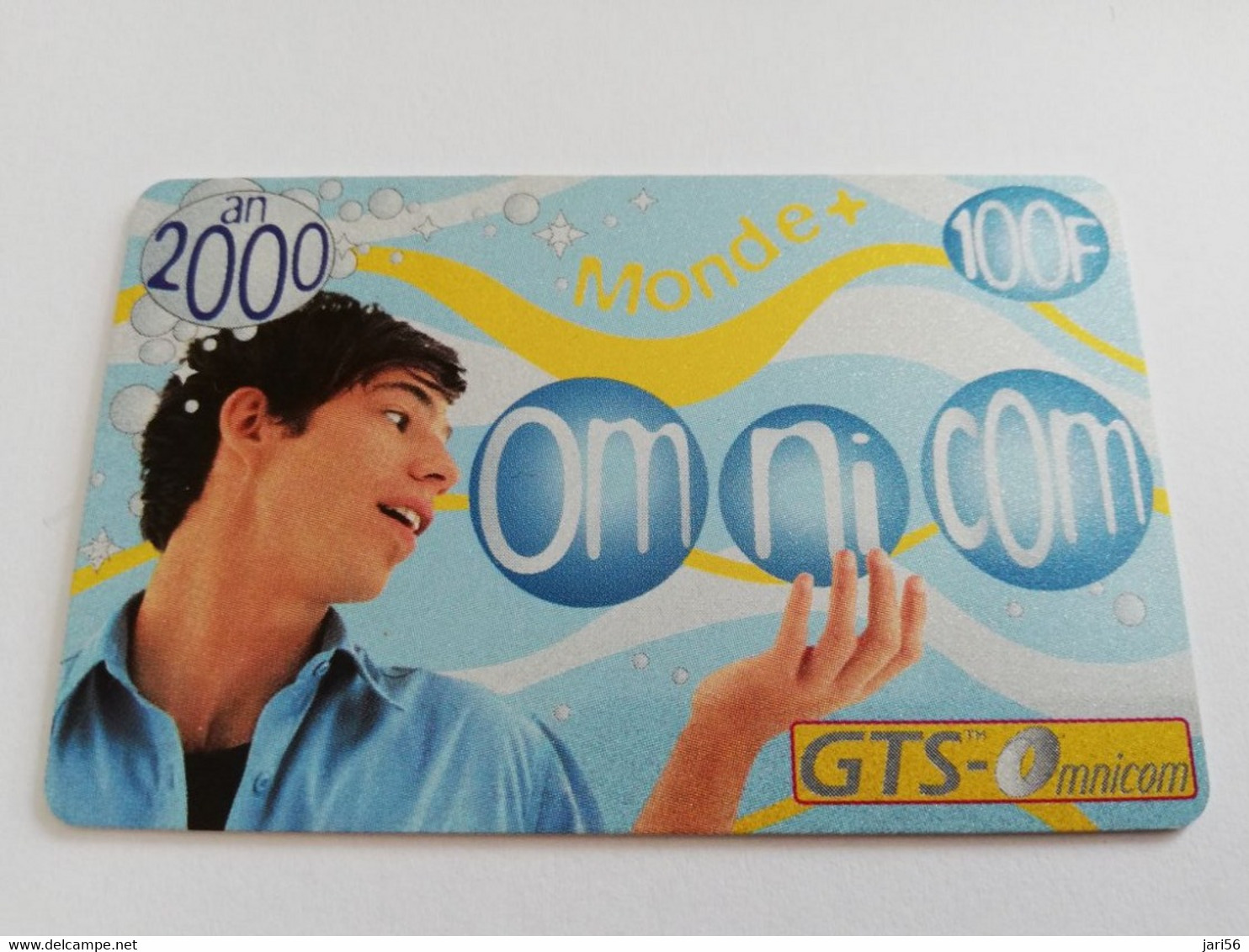 FRANCE/FRANKRIJK  OMNICOM  GTS-OMNICOM  100 FRANC  PREPAID  USED    ** 5584** - Mobicartes (GSM/SIM)