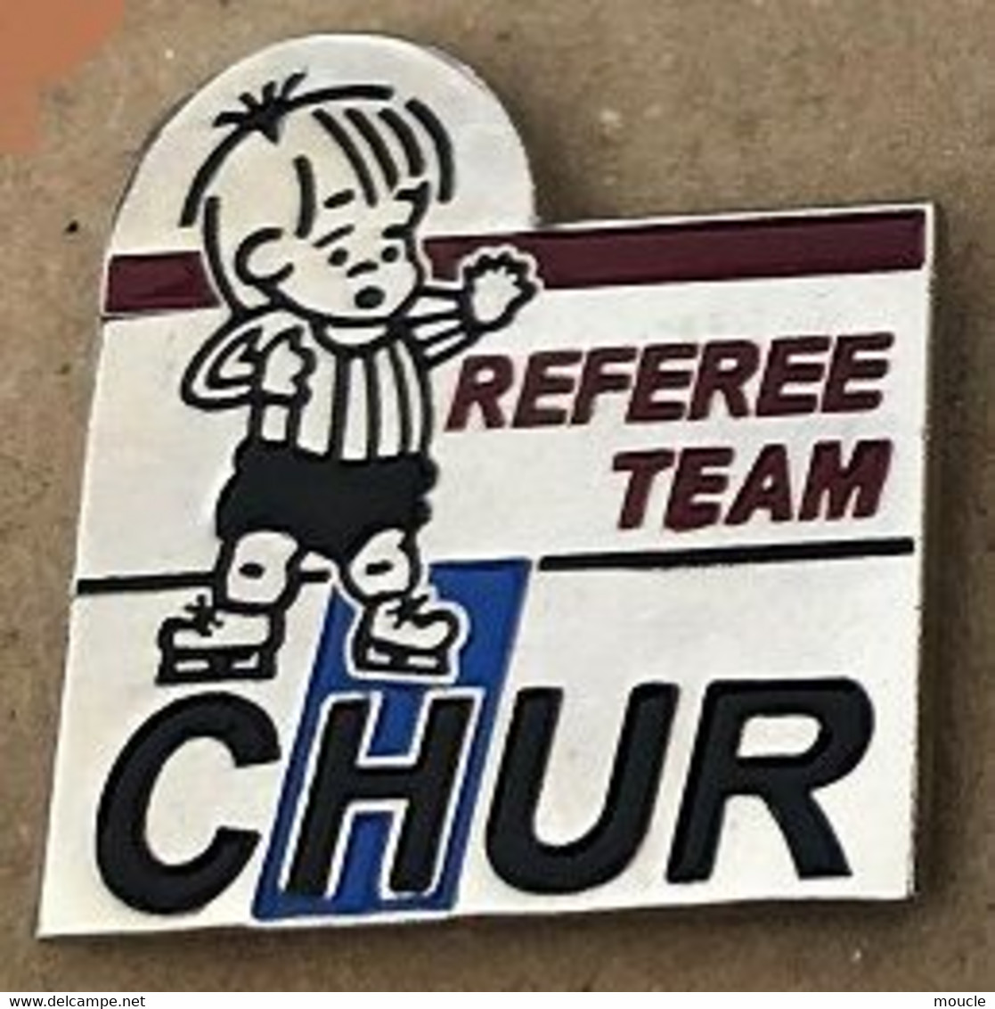 HOCKEY SUR GLACE - SUISSE - ARBITRE - SCHWEIZ - REFERRE - EISHOCKEY - ICE - REFEREE TEAM CHUR - COIRE - GRISONS -   (14) - Sport Invernali