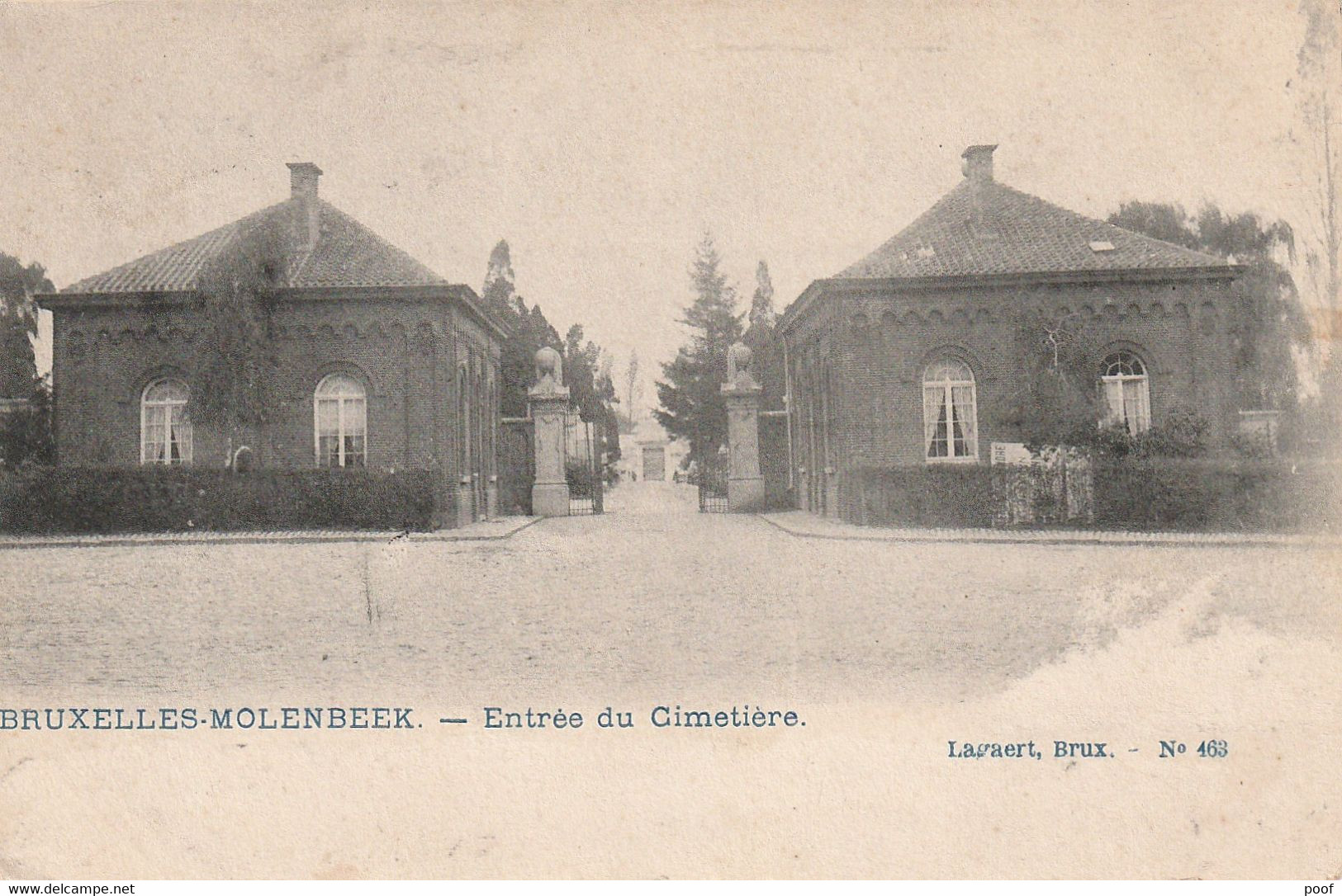 Bruxelles - Molenbeek : Entrée Du Cimetière --- 1904 - Molenbeek-St-Jean - St-Jans-Molenbeek