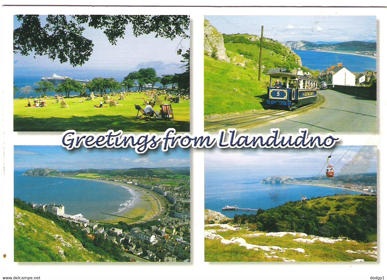 SCENES FROM LLANDUDNO, WALES. USED POSTCARD Ab3 - Zu Identifizieren