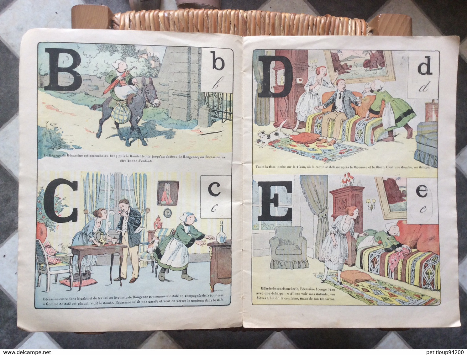 ALPHABET DE BÉCASSINE  Editions GAUTIER-LANGUREAU  Année 1931 - Bécassine