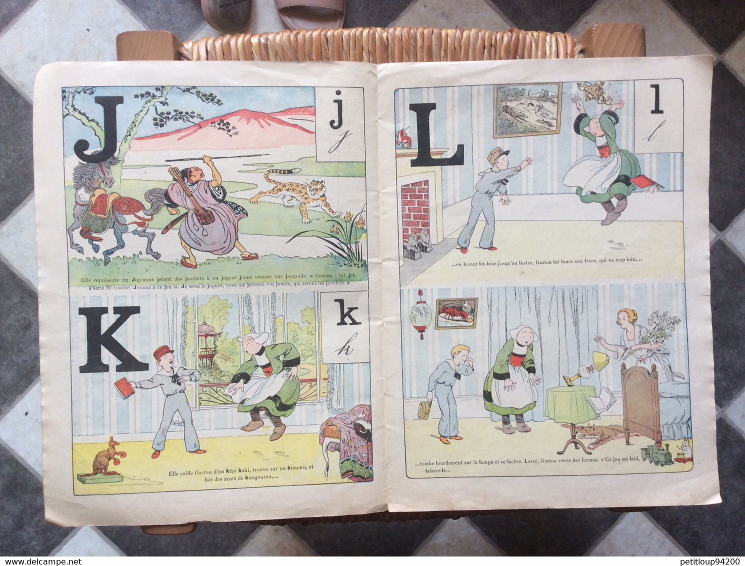 ALPHABET DE BÉCASSINE  Editions GAUTIER-LANGUREAU  Année 1931 - Bécassine