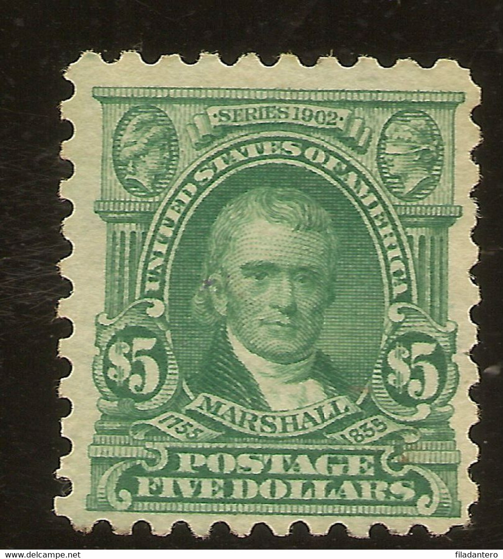 ESTADOS UNIDOS   YVERT 157 (*) Mng  5 Dólares Verde  1902/1903  NL786 - Unused Stamps