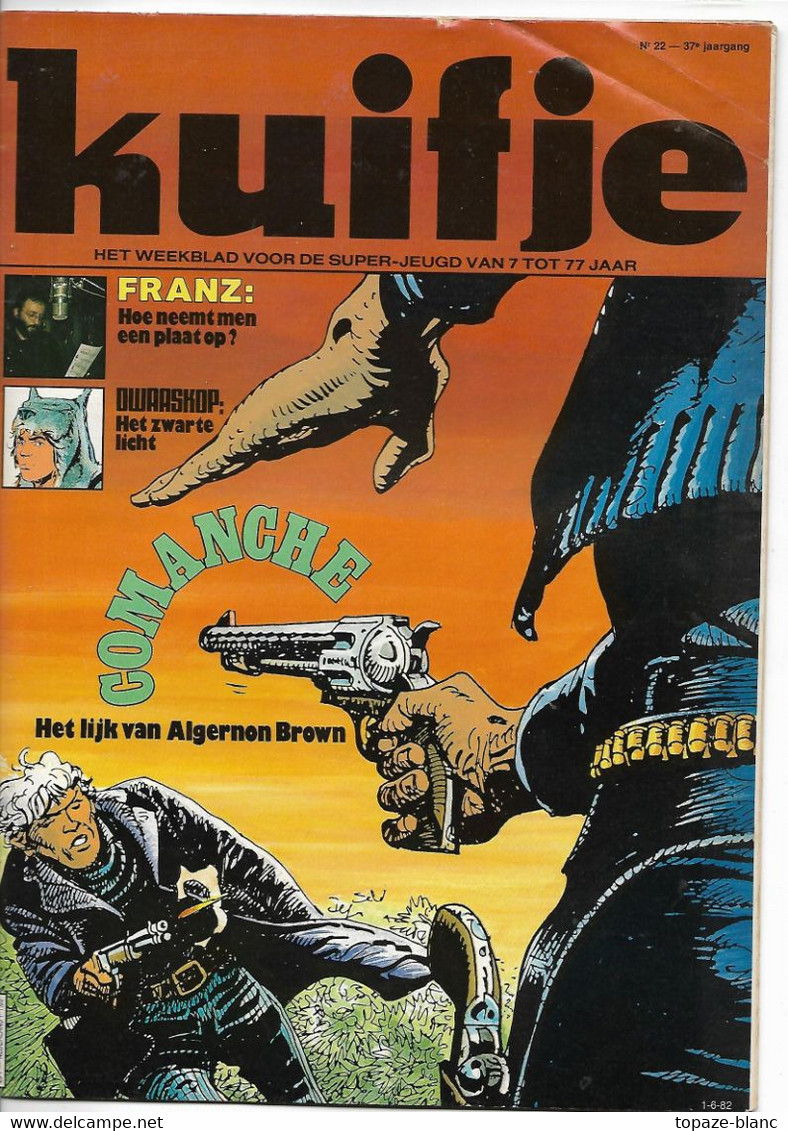 ANCIENNE BD KUIFJE / TINTIN / ANNEE 1982 - Nr 18 - Kuifje