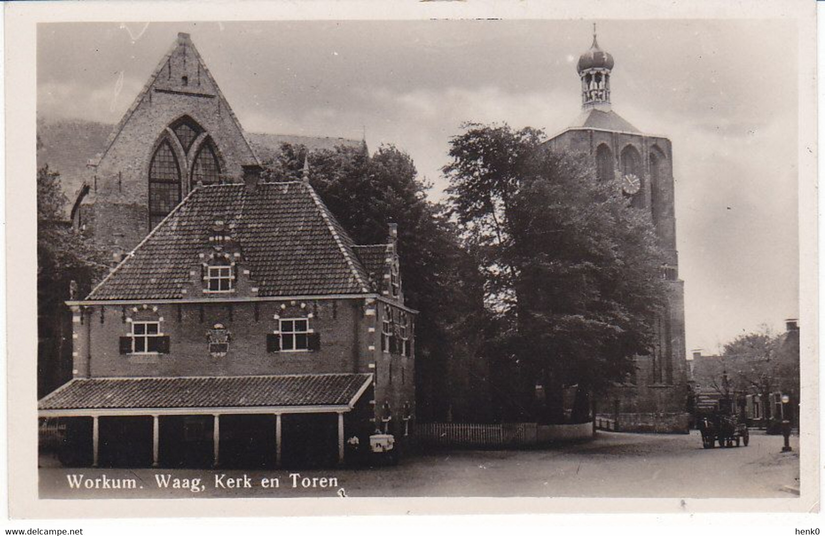 Workum Waag Kerk En Toren DN33 - Workum