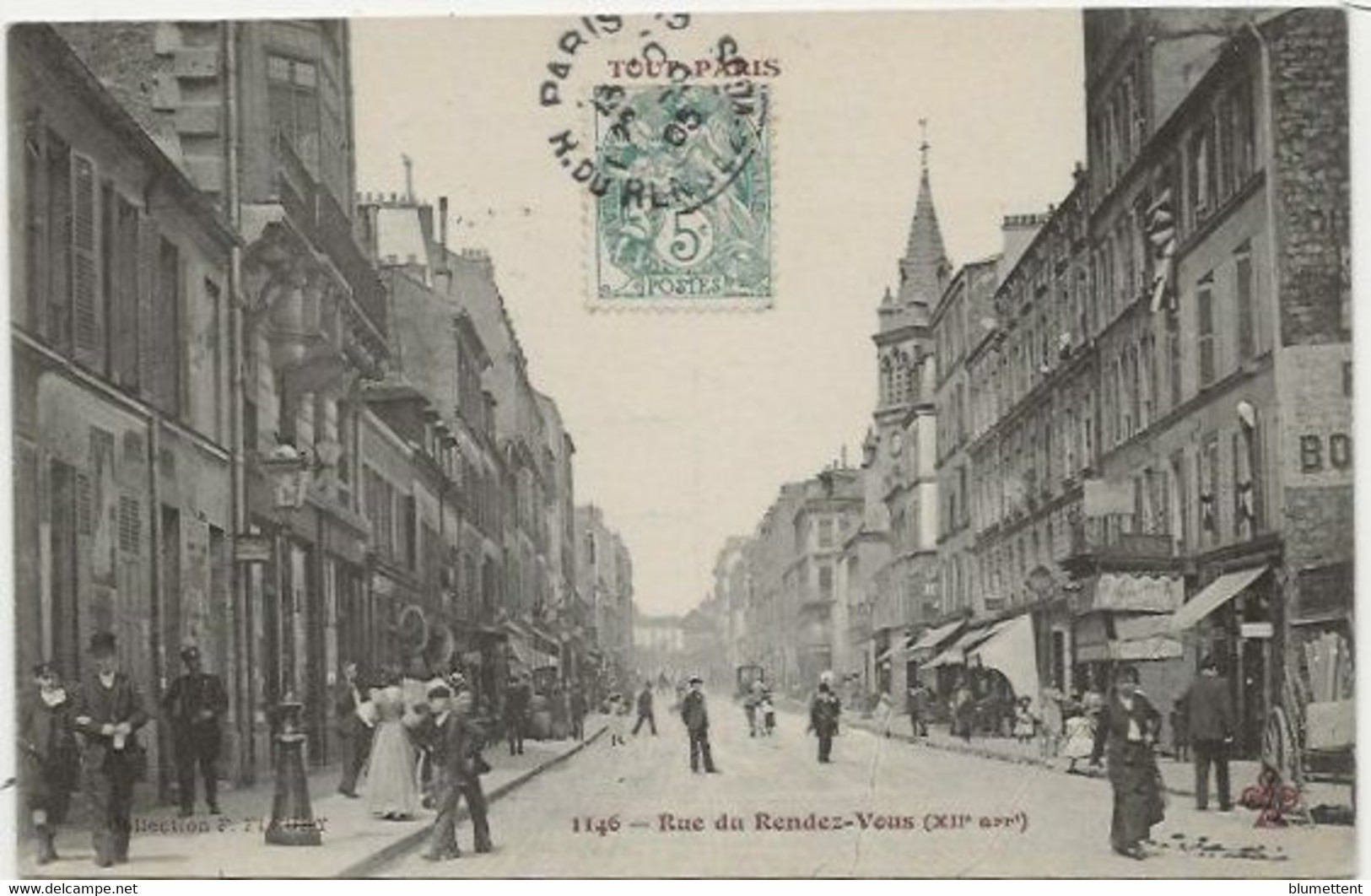 CPA 1146 TOUT PARIS - Rue Du Rendez-Vous (XIIème Arrt.) Ed.FLEURY - District 12