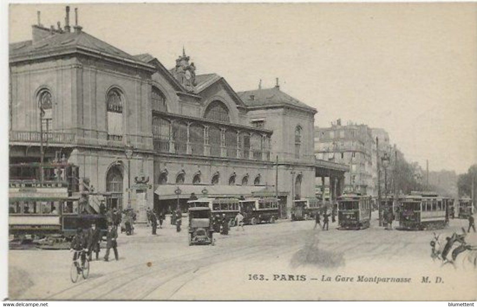 CPA 163 - La Gare Montparnasse PARIS XIVème - Arrondissement: 14