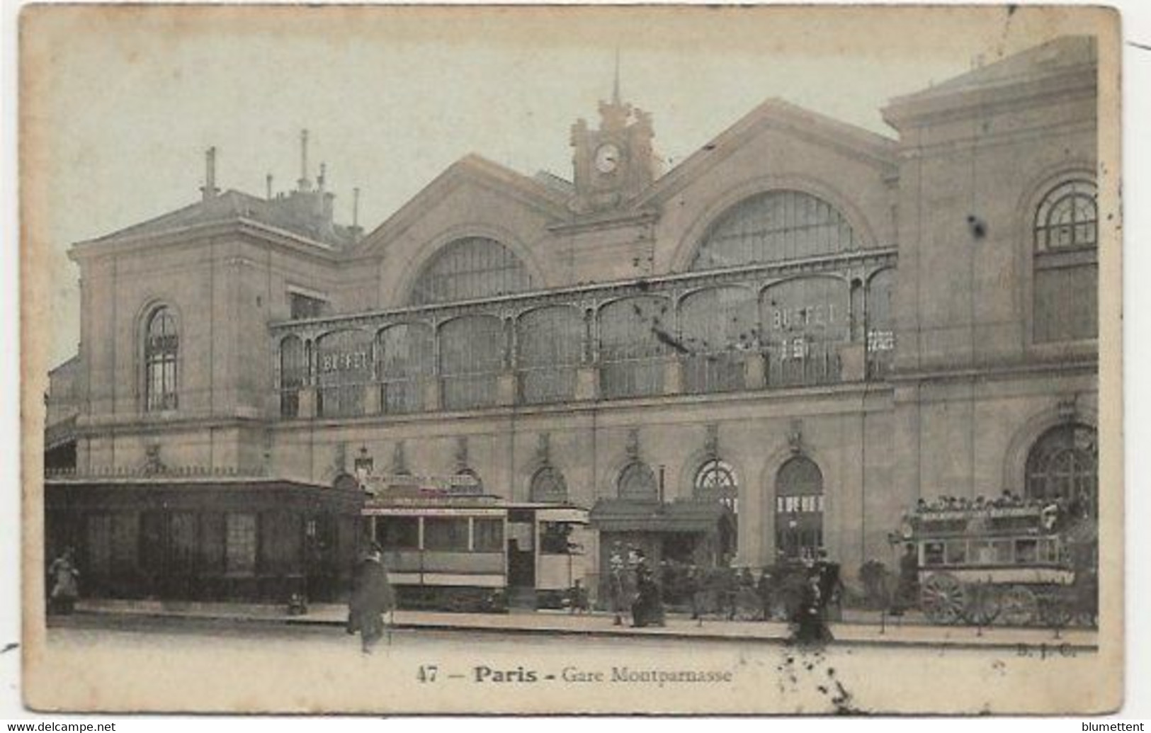 CPA 47 - La Gare Montparnasse PARIS XIVème - District 14