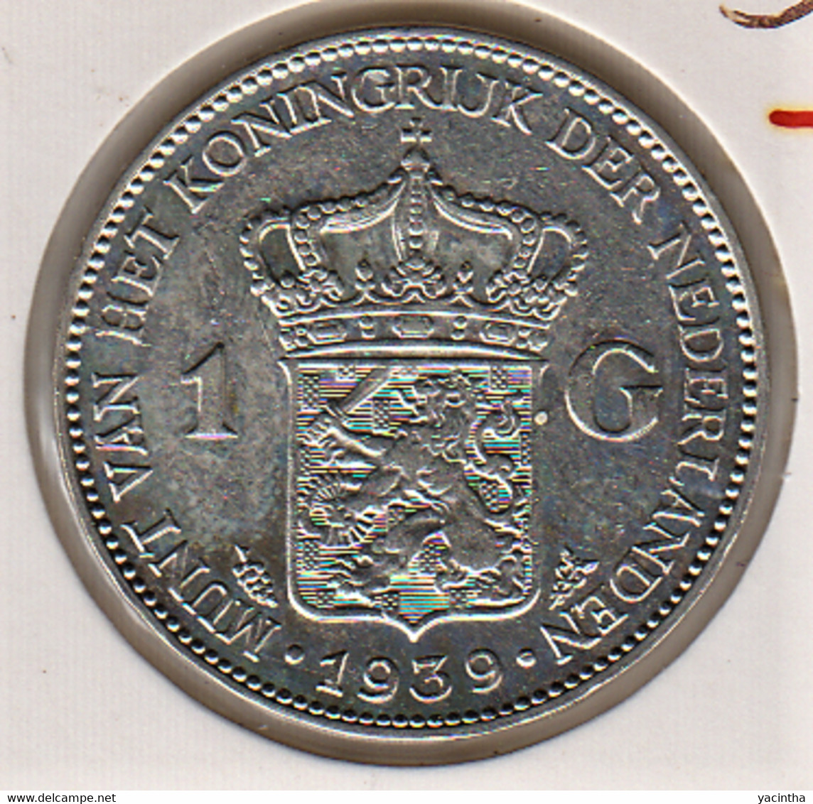 @Y@    Nederland  1  Gulden 1939  Wilhelmina   (5216) - 1 Gulden