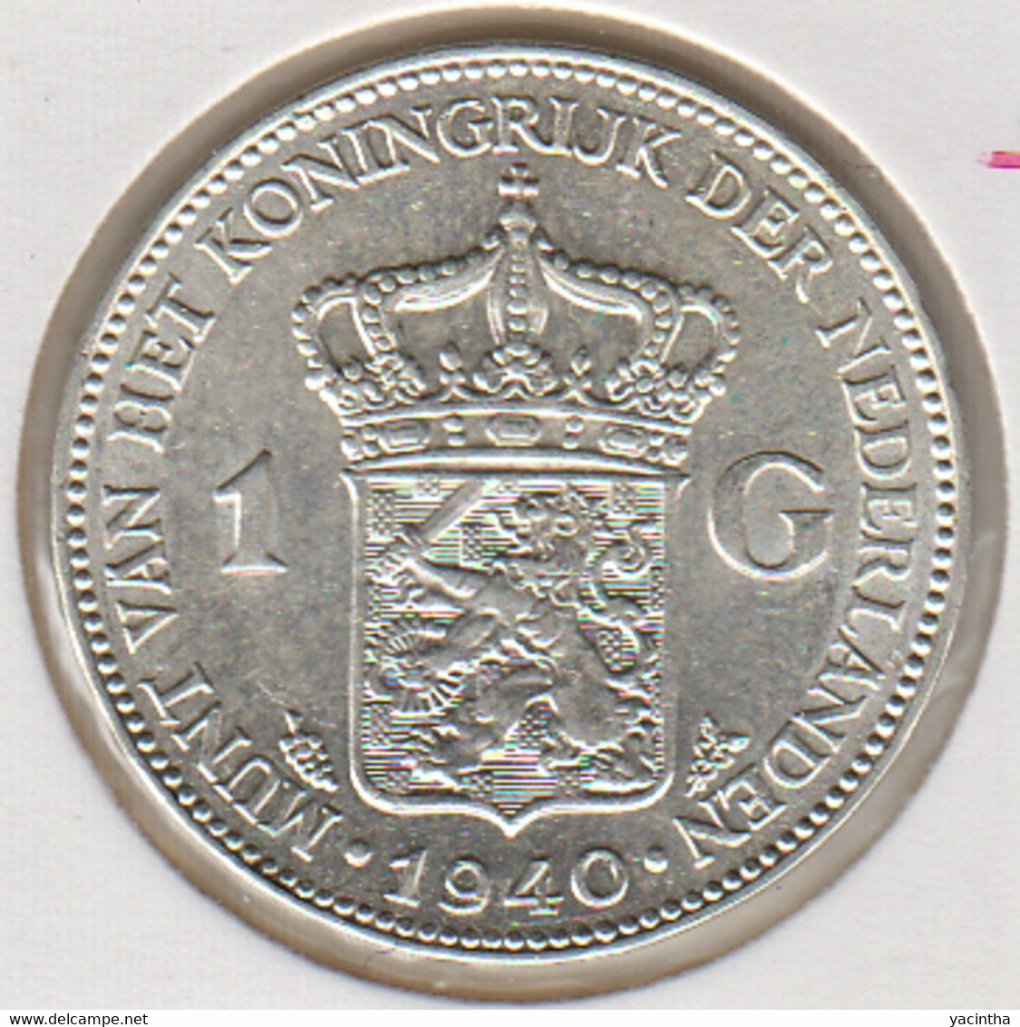 @Y@    Nederland  1  Gulden 1940  Wilhelmina   (5217) - 1 Gulden