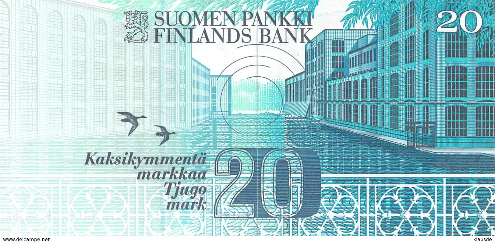 Finnland 20 Markkaa 1993/97  UNC - Finland