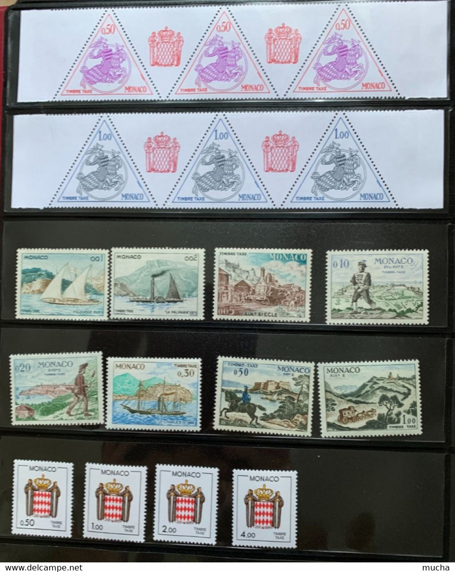 13408 - Monaco Joli Lot De Timbres Taxe  ** Neufs MNH - Segnatasse