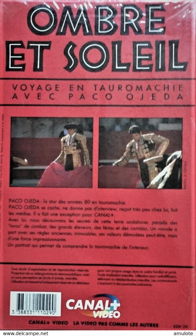 OMBRE ET SOLEIL - Paco OJEDA (cassette Video) Canal + Video 1987 - Dokumentarfilme