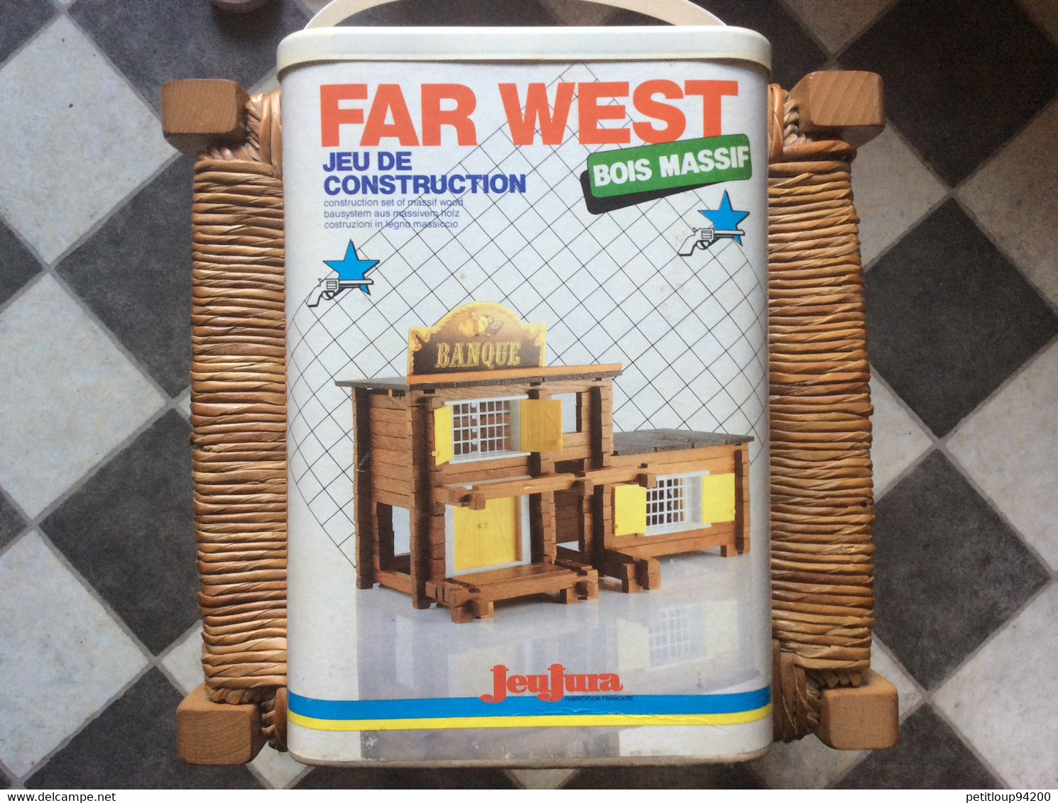 ANCIEN JEU DE CONSTRUCTION  Far West  JEUJURA  Construction Set   REF.8064 - Autres & Non Classés