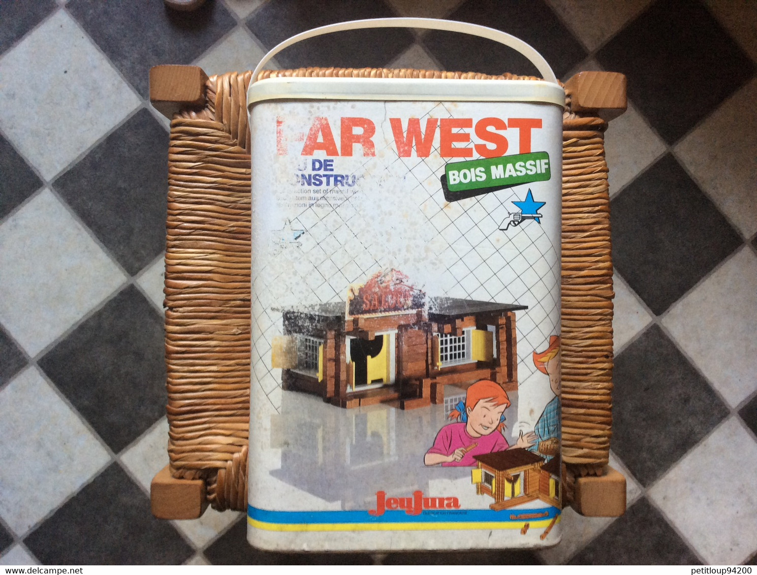 ANCIEN JEU DE CONSTRUCTION  Far West  JEUJURA  Construction Set   REF.8064 - Altri & Non Classificati