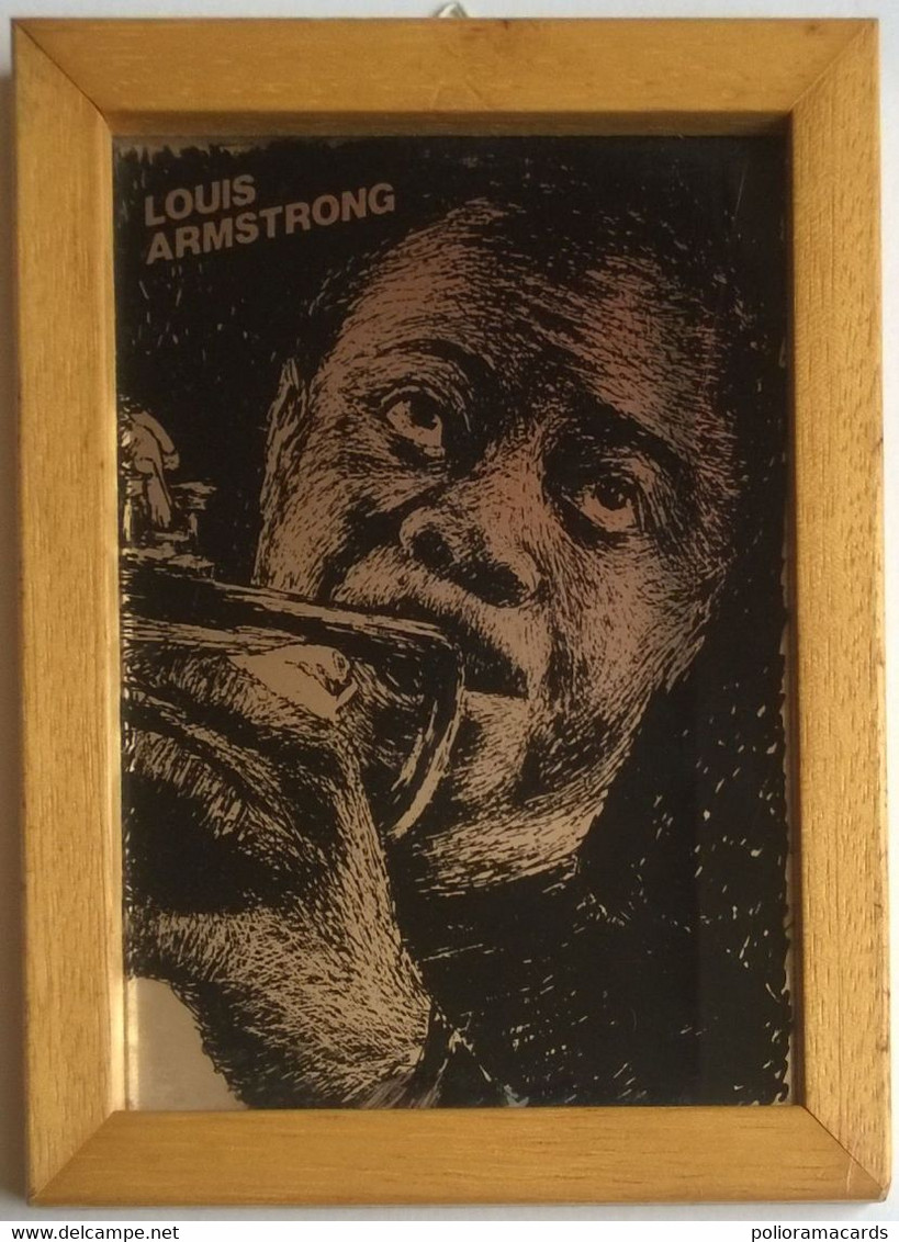 Louis Armstrong - Foto Fotografia In Specchio Incorniciato - Photos