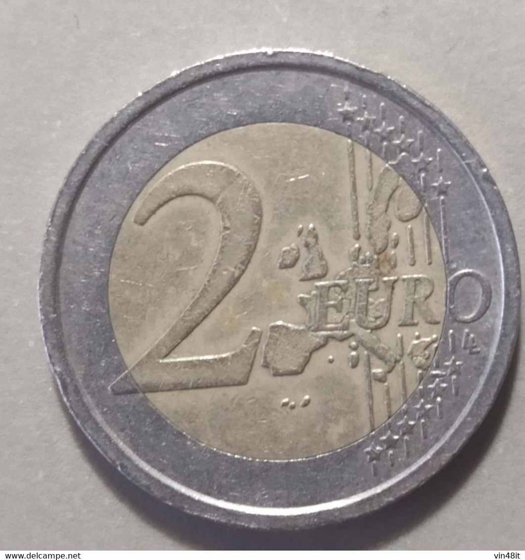 2000 -  BELGIO   - MONETA IN EURO - DEL VALORE DI  2,00 EURO  - USATA - Spanien