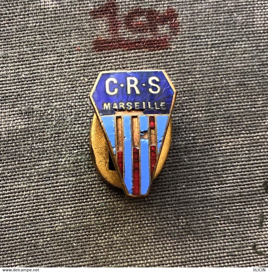 Badge Pin ZN007473 - Swimming Water Polo Waterpolo France CRS Chevalier Roze Sport Marseille - Natation