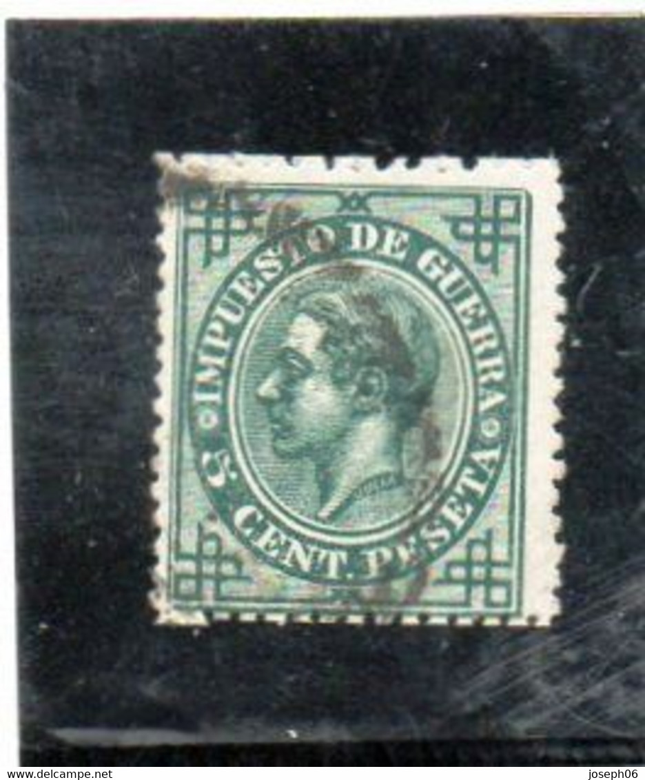 ESPAGNE   Impôt De Guerre  1876  Y.T. N° 5  Oblitéré - Kriegssteuermarken