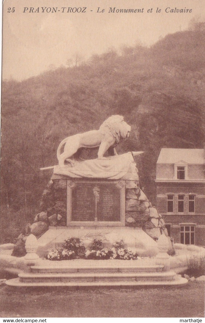 25 - Prayon-Trooz - Le Monument Et Le Calvaire - Trooz