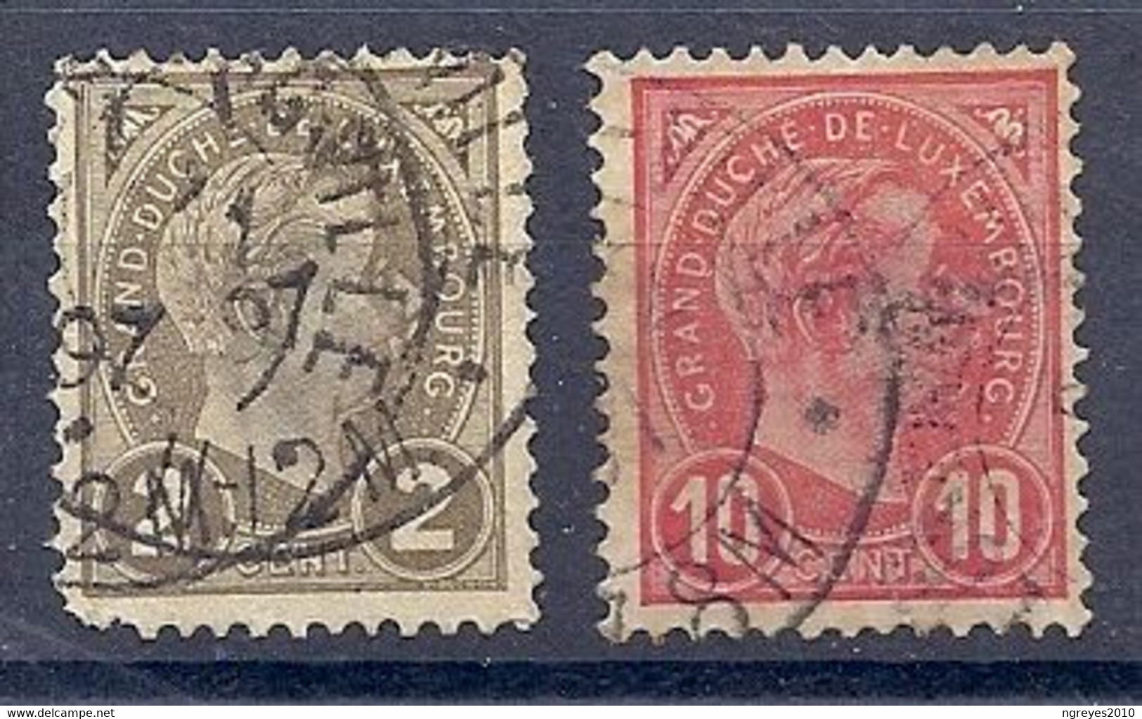 210039367  LUXEMBURGO.  YVERT  Nº  69/73 - 1895 Adolphe Right-hand Side