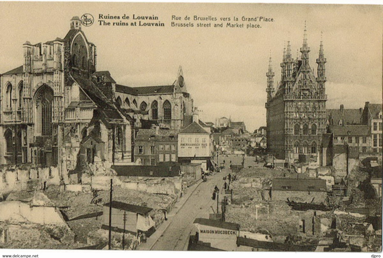 Leuven  Ruines De Louvain Rue De Bruxelles - Leuven