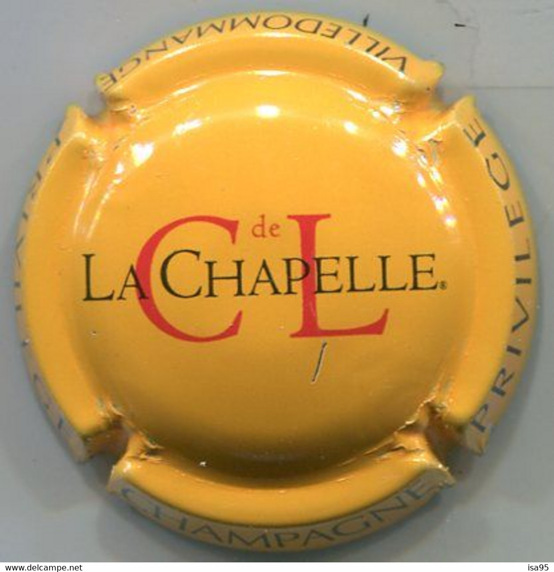 CAPSULE-CHAMPAGNE CL DE LA CHAPELLE N°19 Orange PRIVILEGE - Clos De La Chapelle