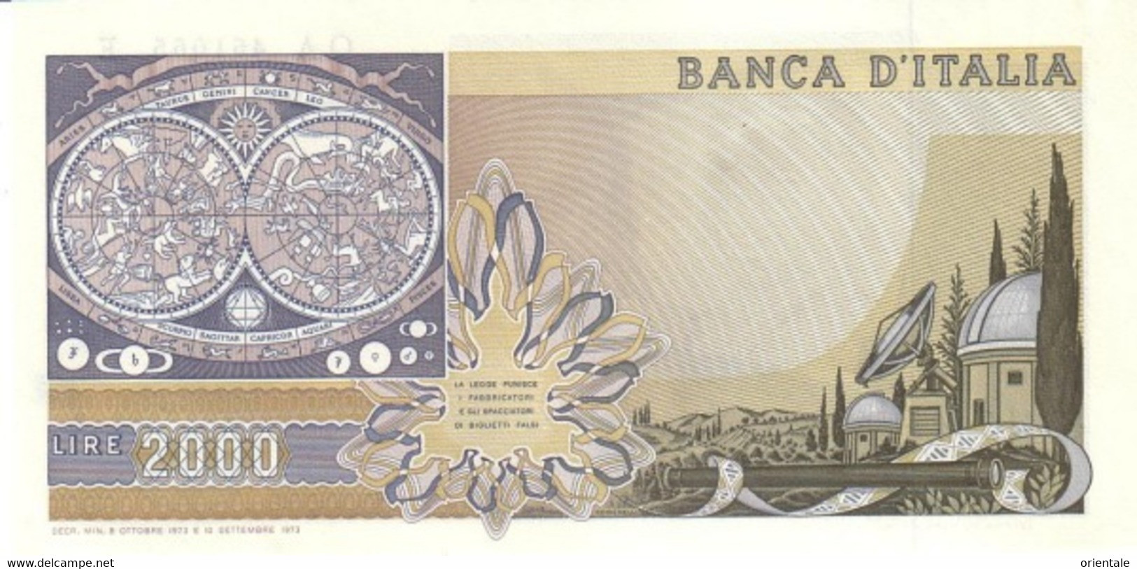 ITALY P. 103b 2000 L 1976 UNC - 2.000 Lire