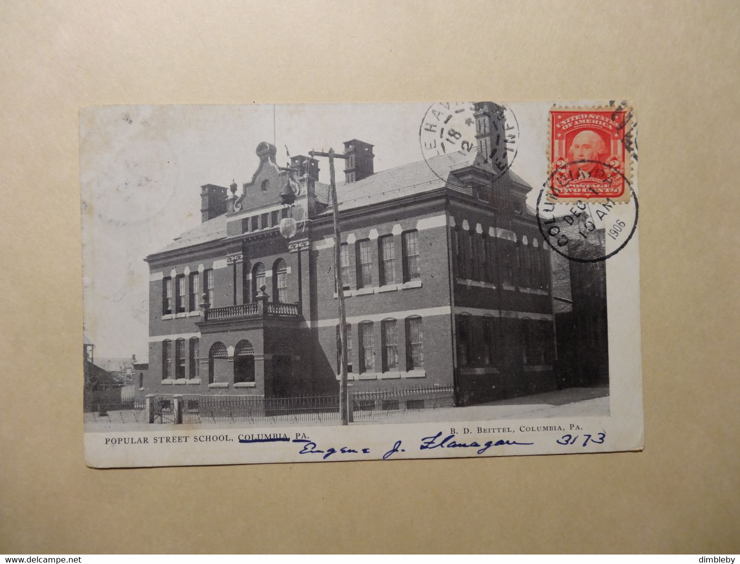 Popular Street School ,Columbia 1906 (9246) - Columbia